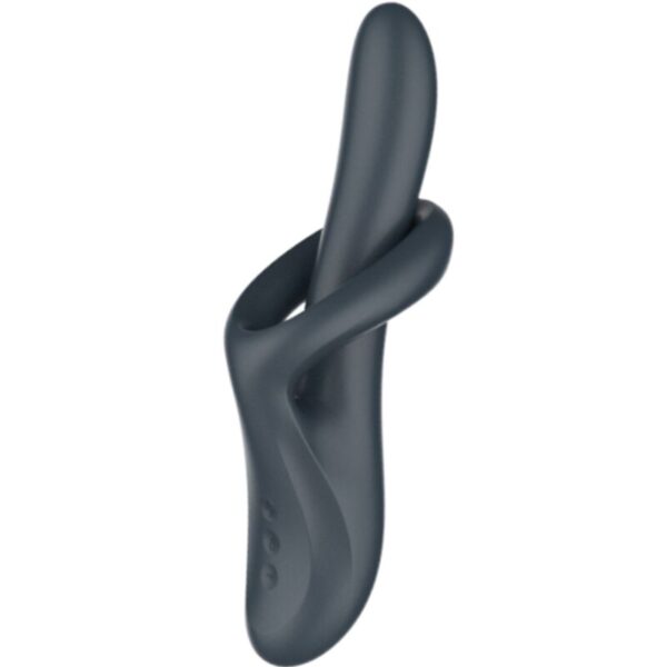 Mercadox SATISFYER - HEAT FLEX 4 VIBRADOR DE EFEITO TÉRMICO 12 VIBRAÇÕES CINZA