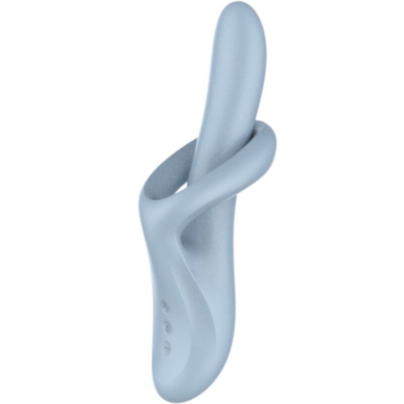 Mercadox SATISFYER - HEAT FLEX 4 VIBRADOR DE EFEITO TÉRMICO 12 VIBRAÇÕES AZUL