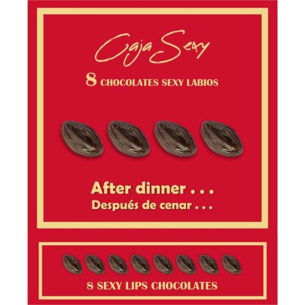 Mercadox DIABLO PICANTE - CAIXA DE 8 CHOCOLATES EM FORMA DE VAGINA