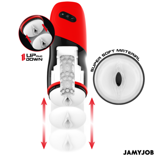 JAMYJOB - MASTURBADOR AUTOMÁTICO DE VAGINA XPEED 5 MODOS DE IMPULSO E EFEITO SOM - Image 3