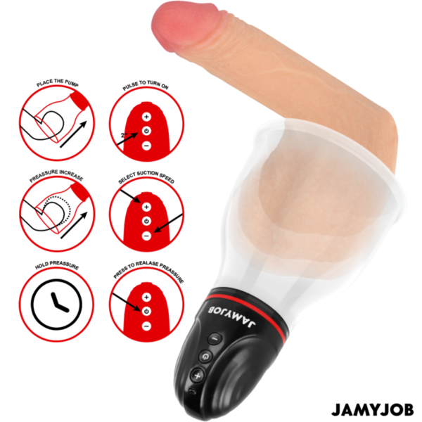 JAMYJOB - XPAND LITE BOMBA DE TESTE AUTOMÁTICA 3 NÍVEIS DE SUCÇÃO CINZA - Image 3