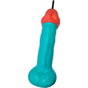 DIABLO PICANTE – VASO PENE PLÁSTICO AZUL