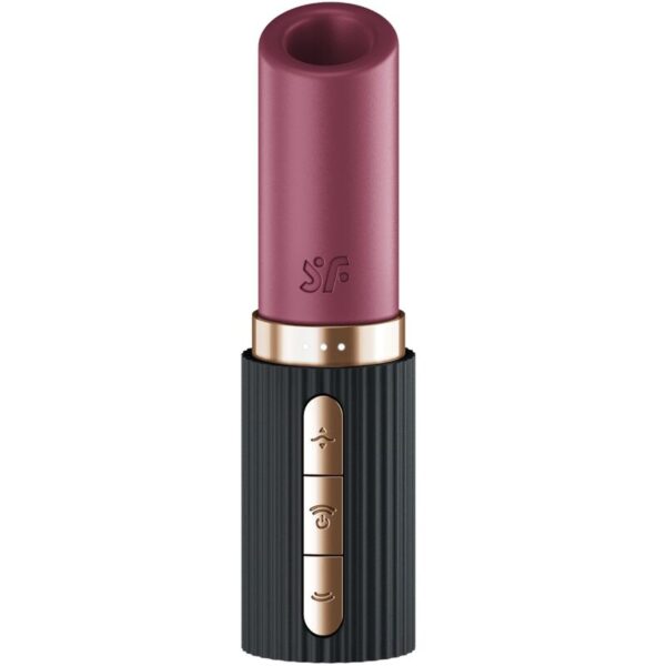 SATISFYER - PRO 2 KISS WAVE ESTIMULADOR DE CLITÓRIS GARNET / PRETO - Image 2