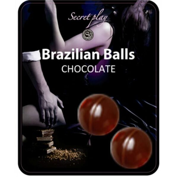 Mercadox SECRETPLAY - 2 BOLAS BRASILEIRAS DE CHOCOLATE