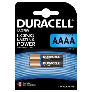 DURACELL – BATERIA ULTRA POWER ALCALINA AAAA MX2500 1,5V 2 UNIDADES