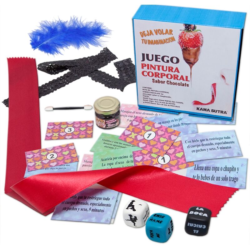 Mercadox DIABLO PICANTE - JOGO DE DADOS COM PINTURA CORPORAL