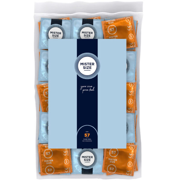 Mercadox MISTER SIZE - PRESERVATIVO TAMANHO L 57 MM (100 UNIDADES)