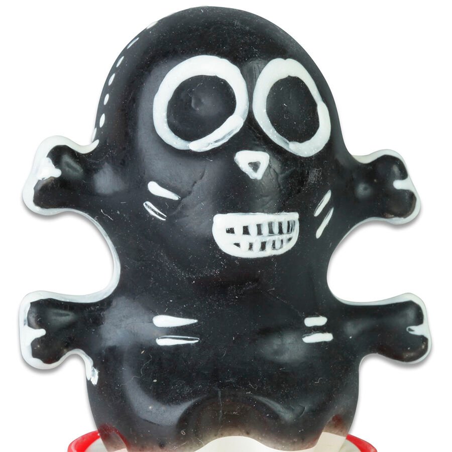 Mercadox CONDOMERIE - PRESERVATIVOS NOVIDADES PINTADOS À MÃO SKULL BLACK MODELO 1