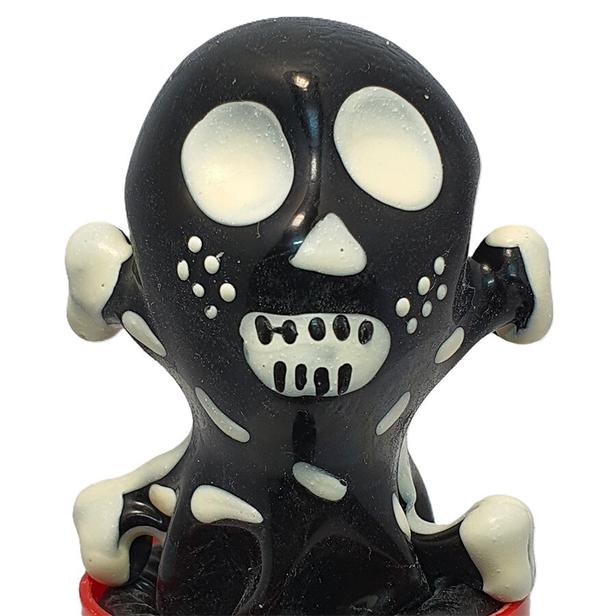 Mercadox CONDOMERIE - PRESERVATIVOS NOVIDADES PINTADOS À MÃO SKULL BLACK MODELO 2