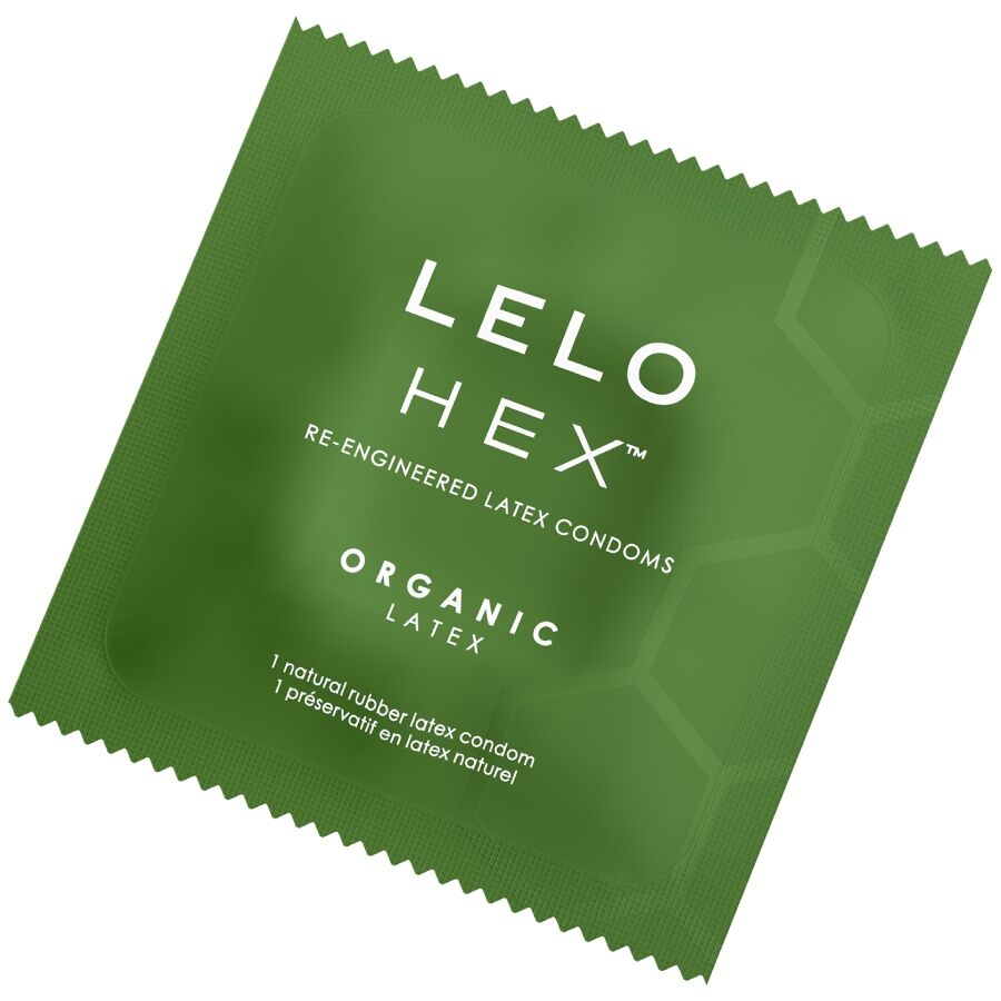LELO - CAIXA DE PRESERVATIVOS ORGÂNICOS HEX 3 UNIDADES - Image 3