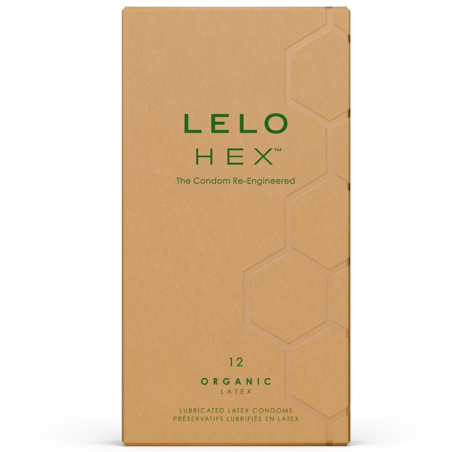 Mercadox LELO - CAIXA DE PRESERVATIVOS ORGÂNICOS HEX 12 UNIDADES
