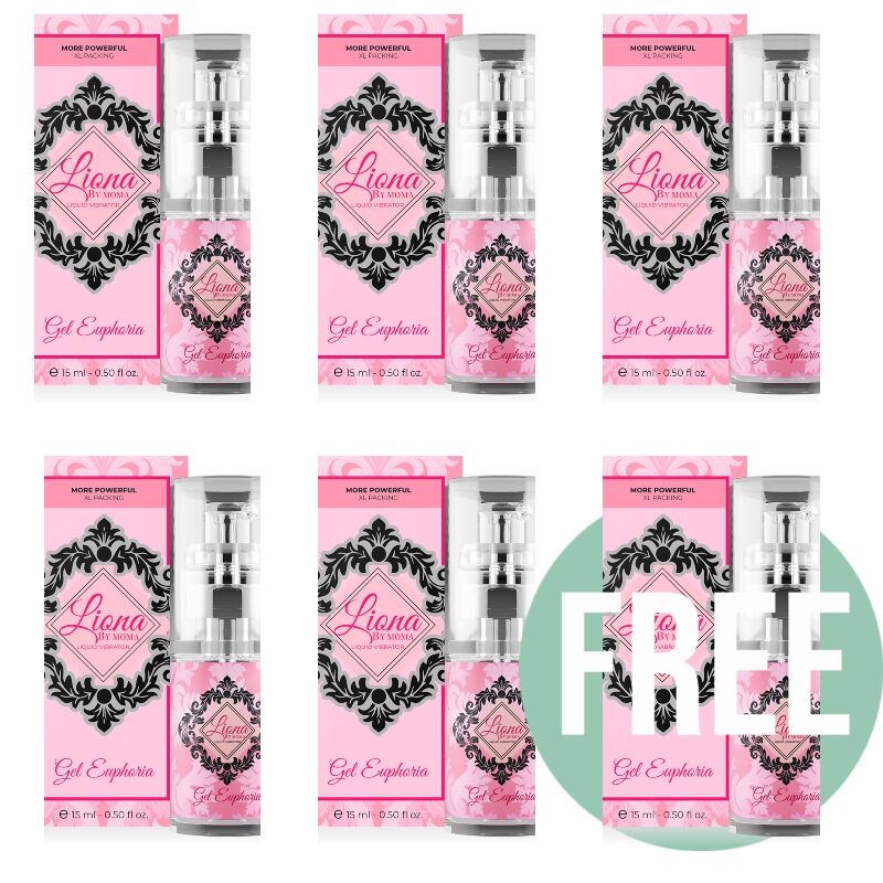 Mercadox LIONA BY MOMA - LIQUID VIBRADOR EUPHORIA GEL 15 ML 5+1 GRÁTIS