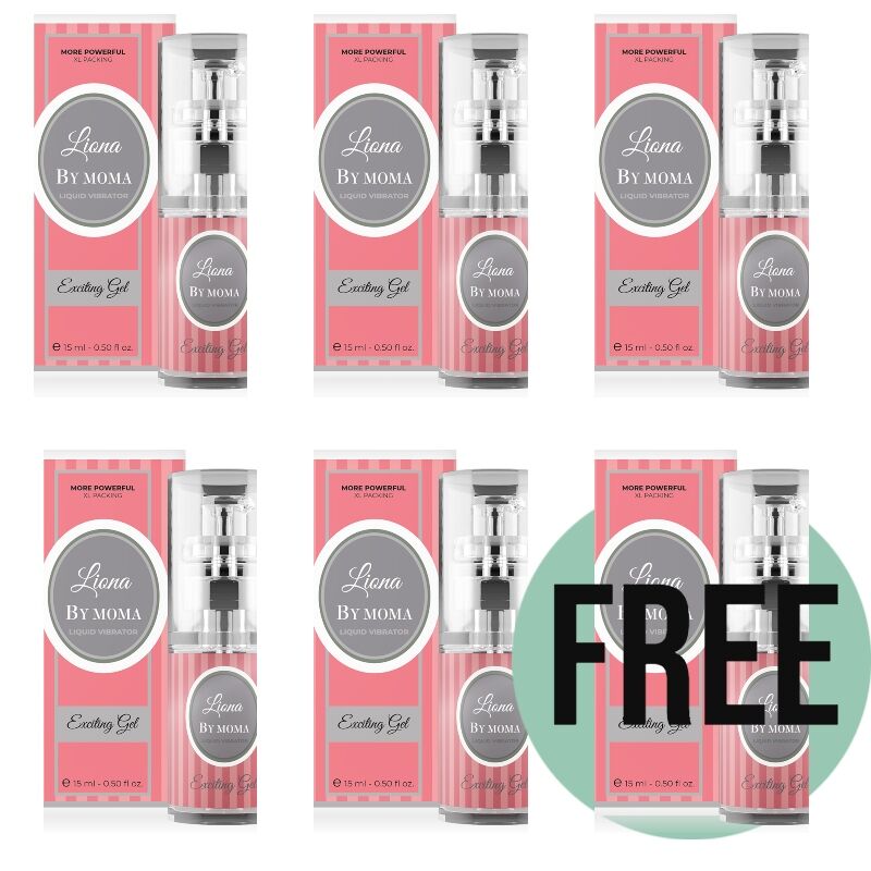 Mercadox LIONA BY MOMA - VIBRADOR LIQUIDO GEL EXCITING 15 ML 5+1 GRÁTIS