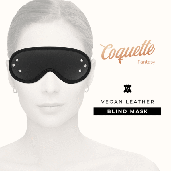 COQUETTE CHIC DESIRE - MÁSCARA DE COURO FANTASY VEGAN COM FORRO DE NEOPRENE - Image 6