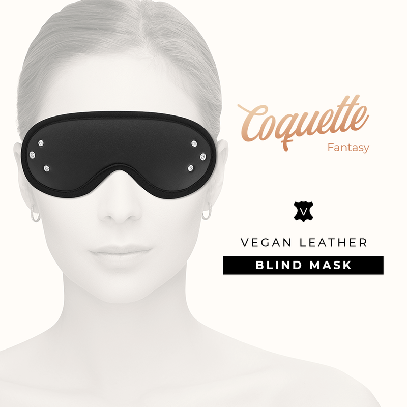 COQUETTE CHIC DESIRE - MÁSCARA DE COURO FANTASY VEGAN COM FORRO DE NEOPRENE - Image 6