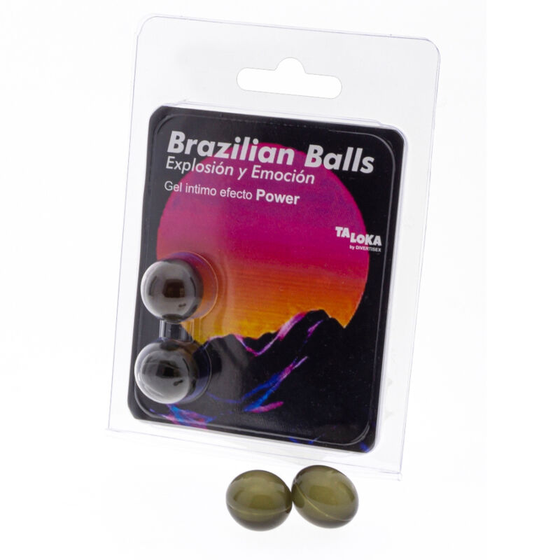 Mercadox TALOKA - 2 BOLAS BRASILEIRAS POWER EFFECT GEL EMOCIONANTE