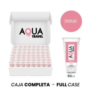 MOQ 200 – AQUA TRAVEL CREME DE MORANGO LUBRIFICANTE À BASE DE ÁGUA – 50 ML