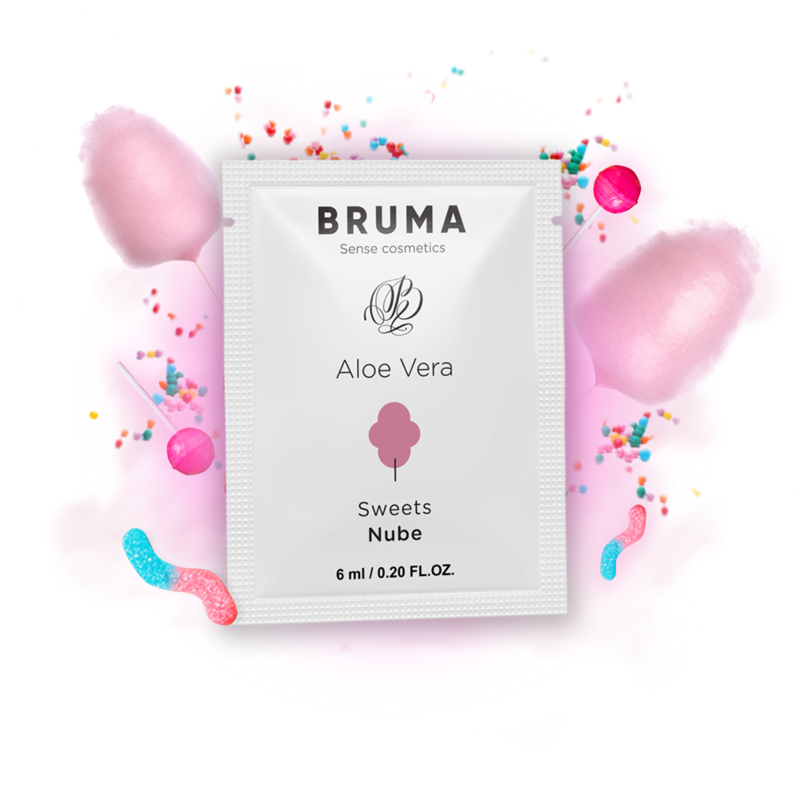 Mercadox BRUMA - GEL DESLIZANTE DE ALOE VERA SABOR DOCES 6 ML