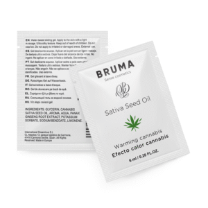 BRUMA – SATIVA SEED OIL SLIDING GEL AQUECEDOR SABOR CANNABIS 6 ML