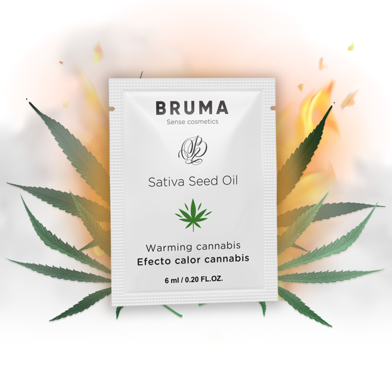 Mercadox BRUMA - SATIVA SEED OIL SLIDING GEL AQUECEDOR SABOR CANNABIS 6 ML