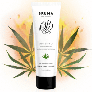BRUMA – SATIVA SEED OIL SLIDING GEL AQUECEDOR SABOR CANNABIS 100 ML