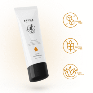 BRUMA – GEL DESLIZANTE DE ALOE VERA SABOR CUPCAKE 100 ML