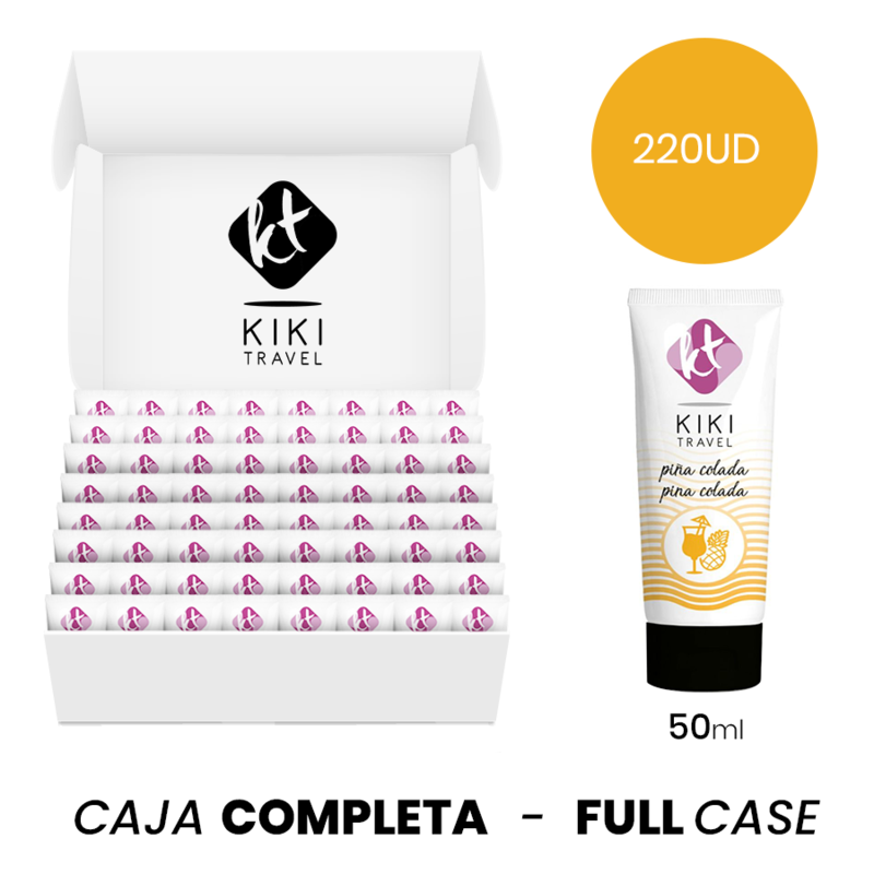 Mercadox MOQ 220 - KIKÍ TRAVEL LUBRIFICANTE À BASE DE ÁGUA SABOR FRUTAS TROPICAIS - 50 ML