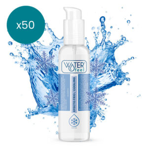 WATERFEEL – LUBRIFICANTE EFEITO FRIO 150 ML PACK 50 UNIDADES