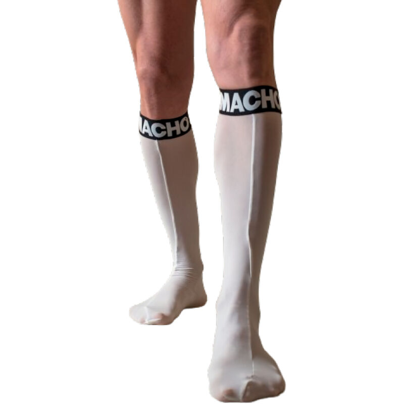 Mercadox MACHO - MEIAS FINAS TAMANHO ÚNICO BRANCO