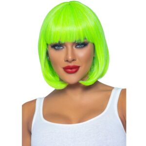 LEG AVENUE – PERUCA BOB FLUORESCENTE VERDE NEON
