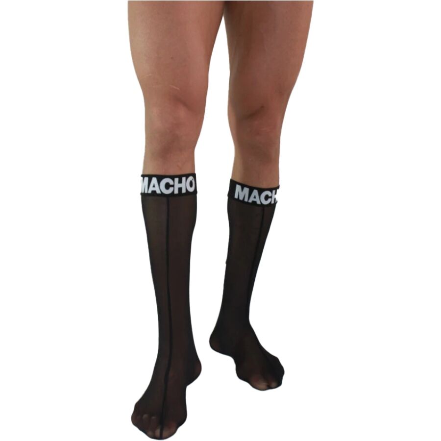 Mercadox MACHO - MEIAS FINAS TAMANHO ÚNICO PRETO
