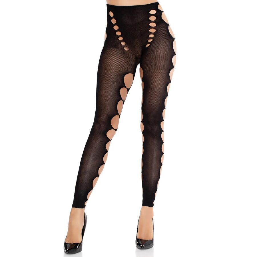 Mercadox LEG AVENUE - MEIAS OPACAS SEM COSTURA COM RECORTE NOS PÉS PRETAS