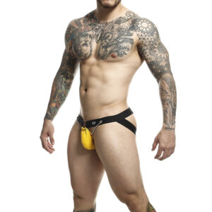 MOB – DNGEON AMARELO JOCKSTRAP COM CORRENTES TAMANHO ÚNICO