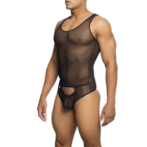 MOB – BODYSHEER PRETO TRANSPARENTE TAMANHO L/XL