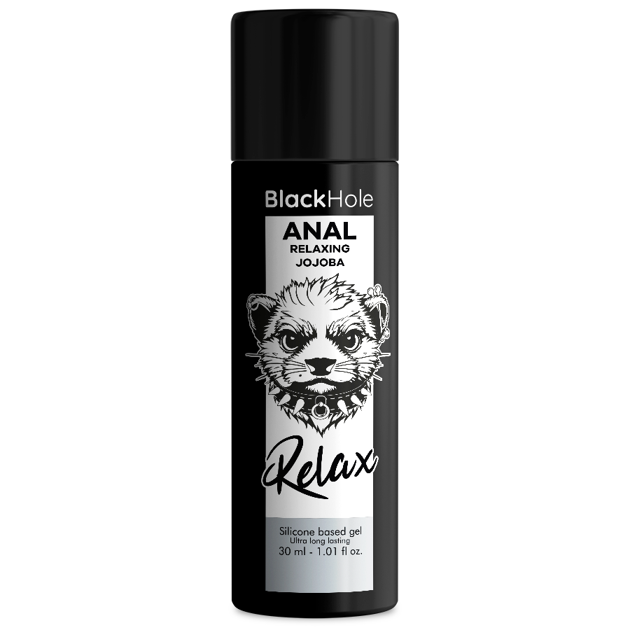 Mercadox BLACK HOLE - RELAXANTE ANAL JOJOBA RELAX BASE DE SILICONE 30 ML