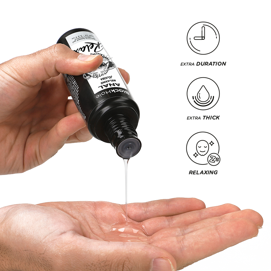 BLACK HOLE - JOJOBA RELAXANTE ANAL BASE DE SILICONE 100 ML - Image 3