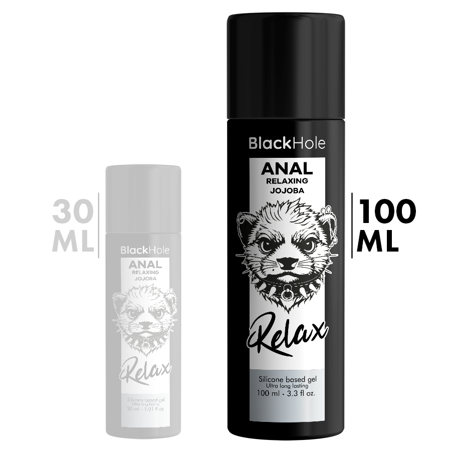 BLACK HOLE - JOJOBA RELAXANTE ANAL BASE DE SILICONE 100 ML - Image 2