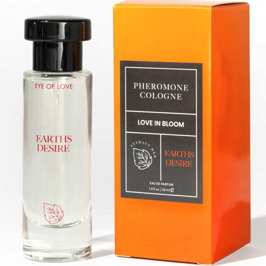 Mercadox EYE OF LOVE - BLOOM MALE SATIVA PARFUM EARTHS DESIRE 30 ML