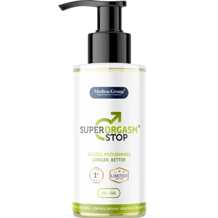 Mercadox MEDICA GROUP - SUPER ORGASM STOP GEL ÍNTIMO PARA HOMENS 150 ML