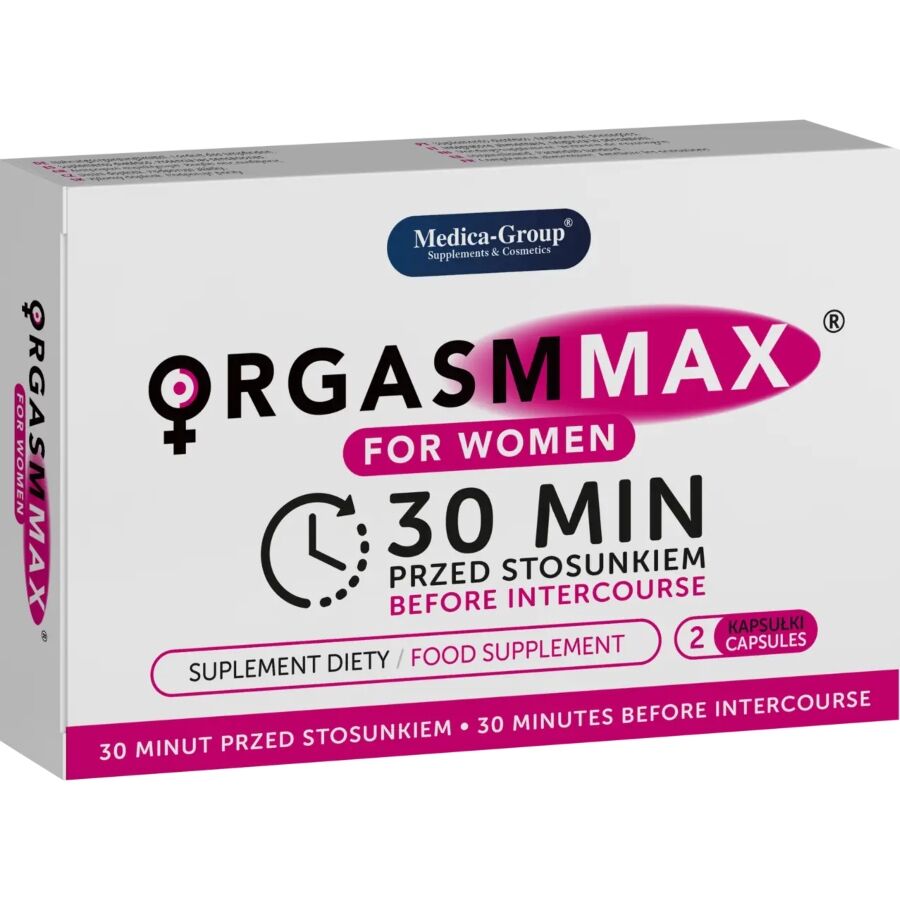 Mercadox MEDICA GROUP - ORGASM MAX PARA MULHERES 2 CÁPSULAS