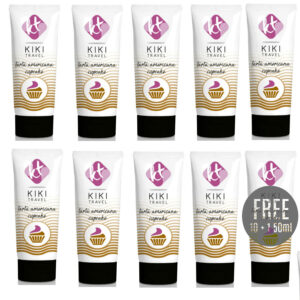 KIKÍ TRAVEL – CUPCAKE LUBRICANT 50 ML 10 + 1 GRÁTIS