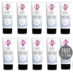 KIKÍ TRAVEL – CONFORT LUBRIFICANTE NATURAL 50 ML 10 + 1 GRÁTIS
