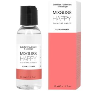 MIXGLISS – LUBRIFICANTE DE SILICONE HAPPY LITCHI 50 ML