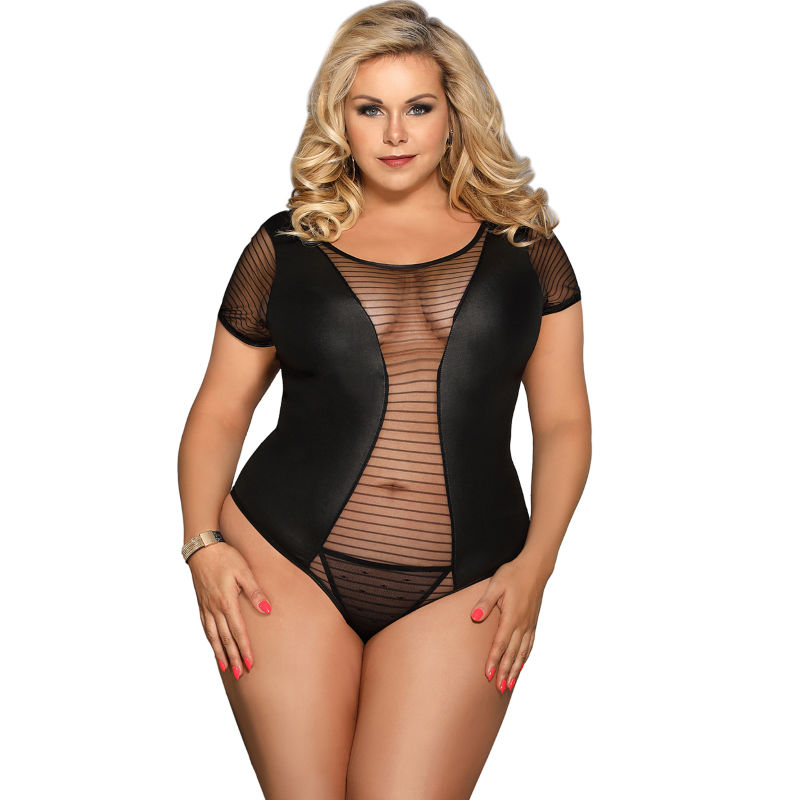 Mercadox SUBBLIME - QUEEN PLUS FETISH CURTO SLEEVE PELUCHE