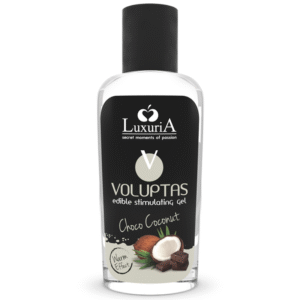 INTIMATELINE LUXURIA – VOLUPTAS GEL DE MASSAGEM COMESTÍVEL EFEITO AQUECEDOR – COCO E CREME 100 ML
