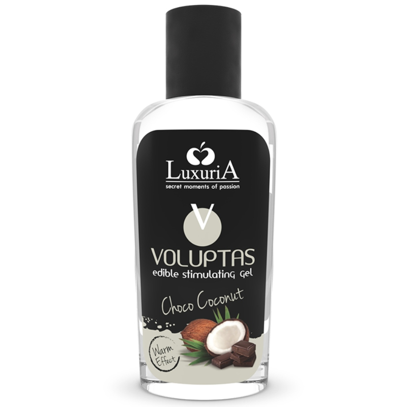 Mercadox INTIMATELINE LUXURIA - VOLUPTAS GEL DE MASSAGEM COMESTÍVEL EFEITO AQUECEDOR - COCO E CREME 100 ML