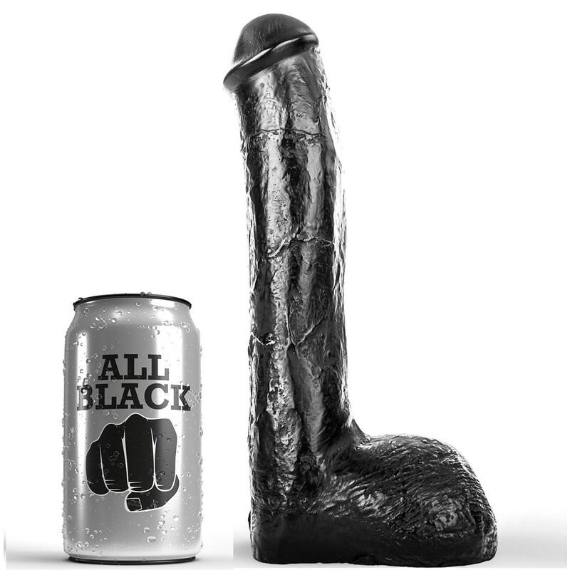 Mercadox ALL BLACK - PENE REALISTA ANAL 23 CM