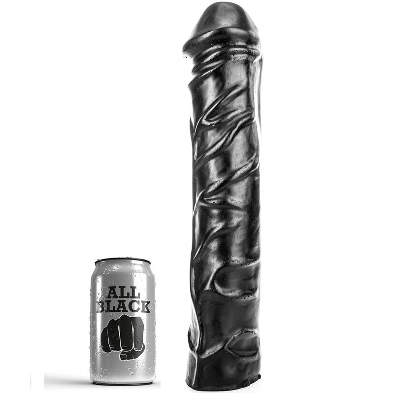 Mercadox ALL BLACK - DILDO GIGANTE SOFT FISTING 32 CM