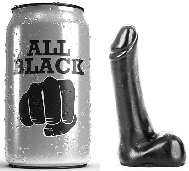 Mercadox ALL BLACK - DILDO 9 CM