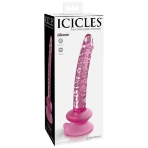 ICICLES – N. 86 VIBRADOR DE VIDRO COM VENTOSA